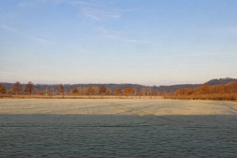 Fun Valley gebied waar 66 recreatiewoningen zouden moeten koimen (foto vanuit de trein)
